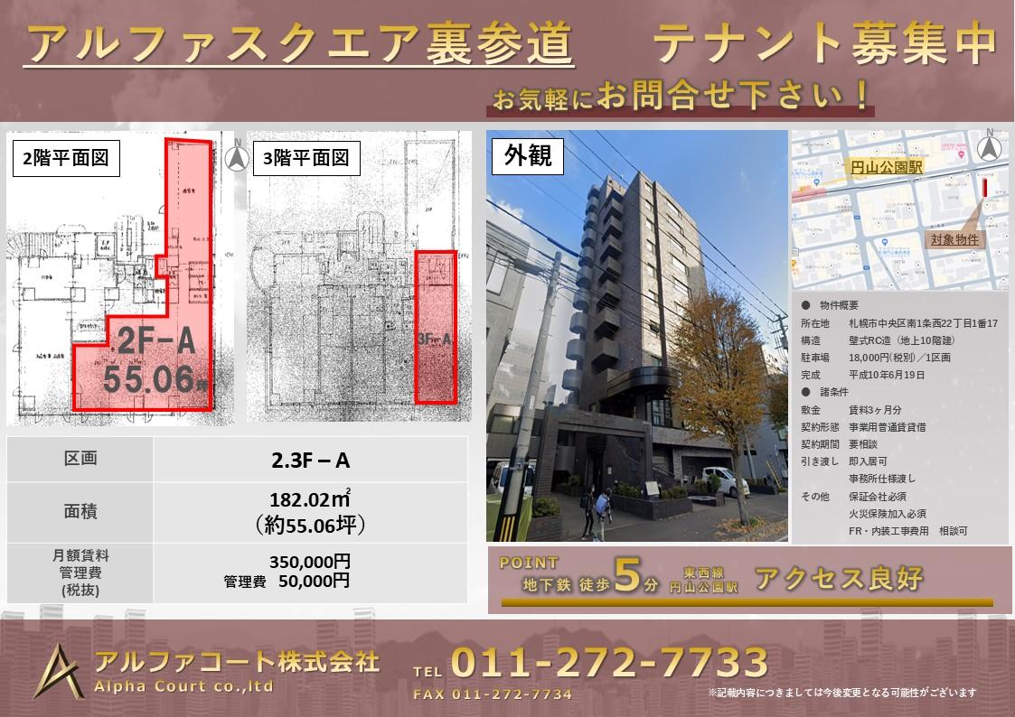 アルファスクエア裏参道　テナント